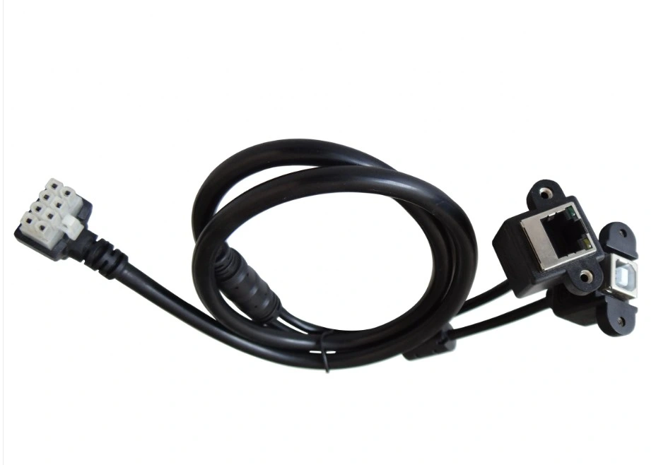 Professional Wiring Harness Manufacture Custom OBD Y Cable 2 Male to Female Spliter Cable