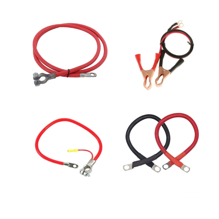 Car 12V Negative Positive Battery Charger Power Cable Clamp Alligator Clip Cable with Cigarette Lighter Socket Adapter