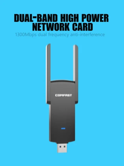 Comfast CF-924AC Rtl8812bu 2,4 ГГц 5,8 ГГц двухдиапазонный Wi-Fi адаптер 1300 Мбит/с беспроводной Wi-Fi LAN USB-адаптер для ПК