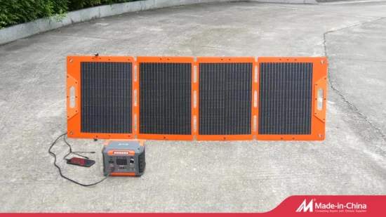 Солнечная панель мощностью 200 Вт, складное зарядное устройство для солнечной панели с подставкой, портативный источник питания для солнечной панели для кемпинга и задних ворот, аварийное солнечное зарядное устройство